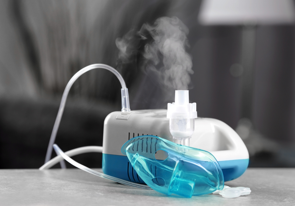 Nebulizator de inhalator de aburi pentru medicamente pentru probleme respiratorii