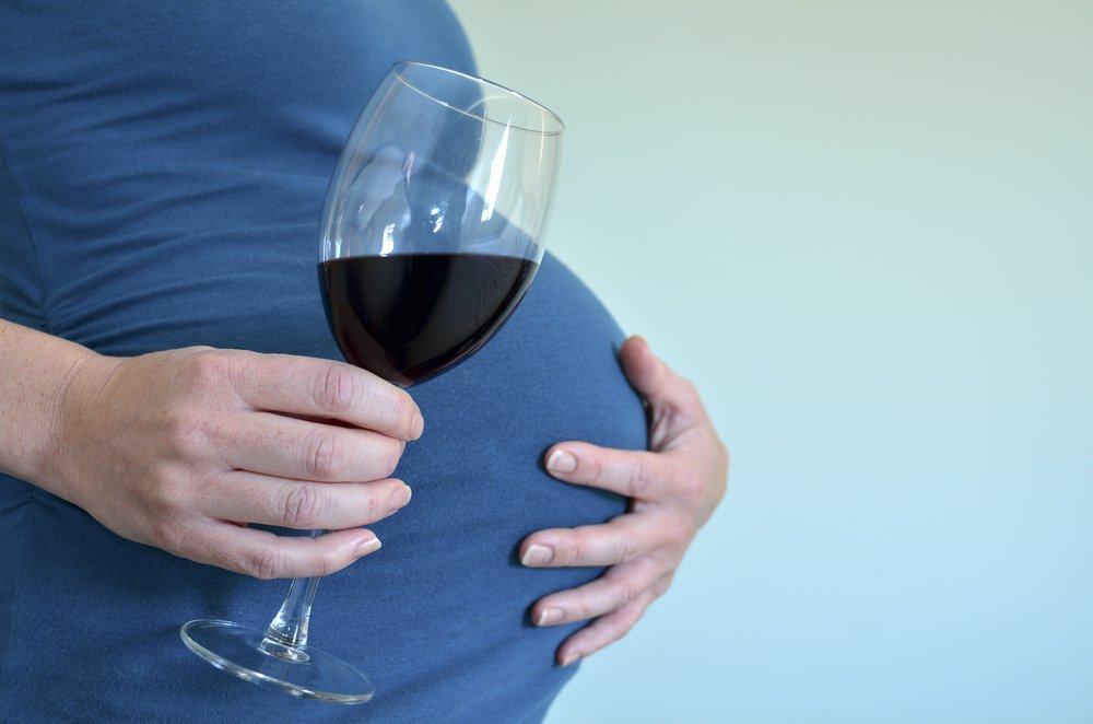 alcool în timp ce-gravide