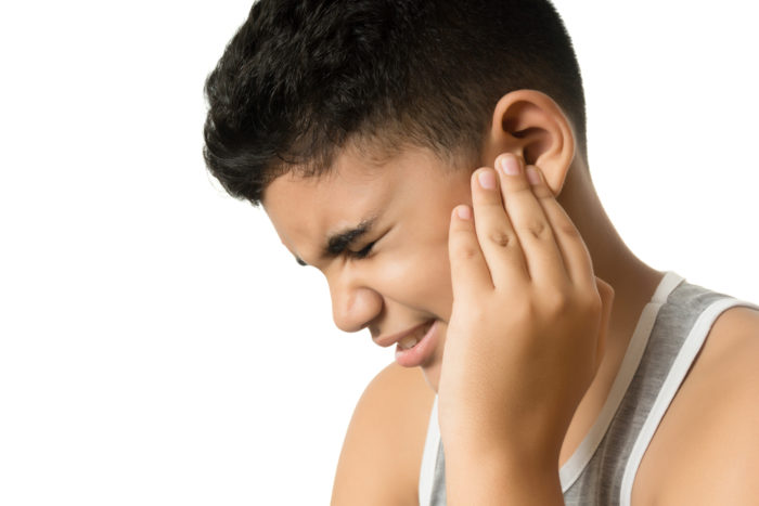 efect al infecției urechii medii