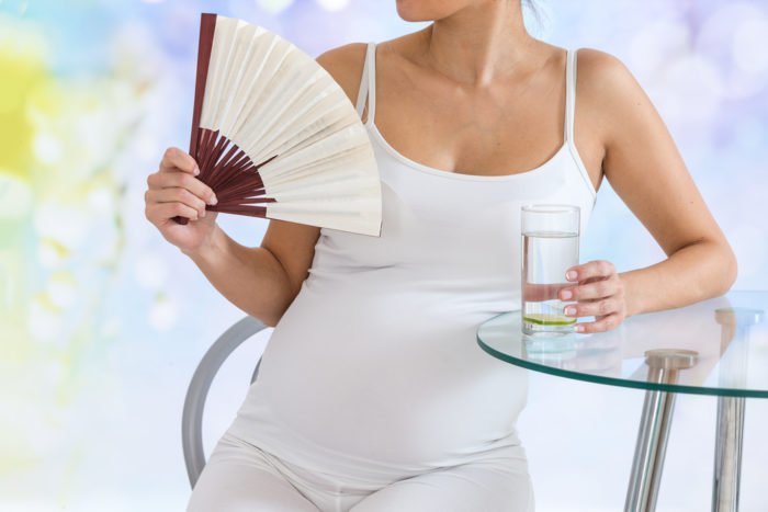 depășind căldura în timpul sarcinii