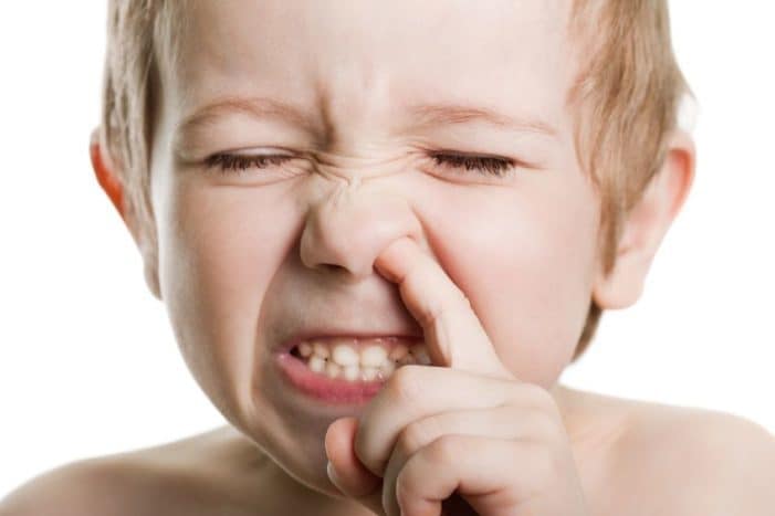 îndepărtarea obiectelor străine de la nasul copilului