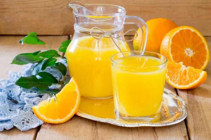 alegeți sucul de portocale sănătos