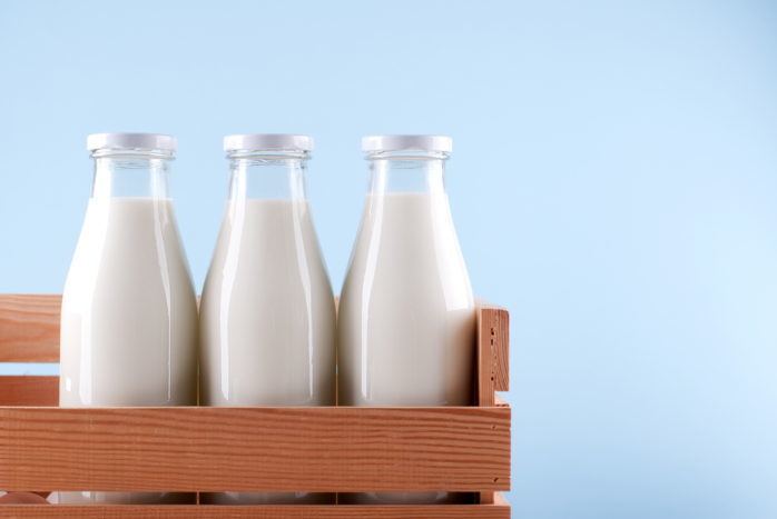 laptele degresat cu lapte integral